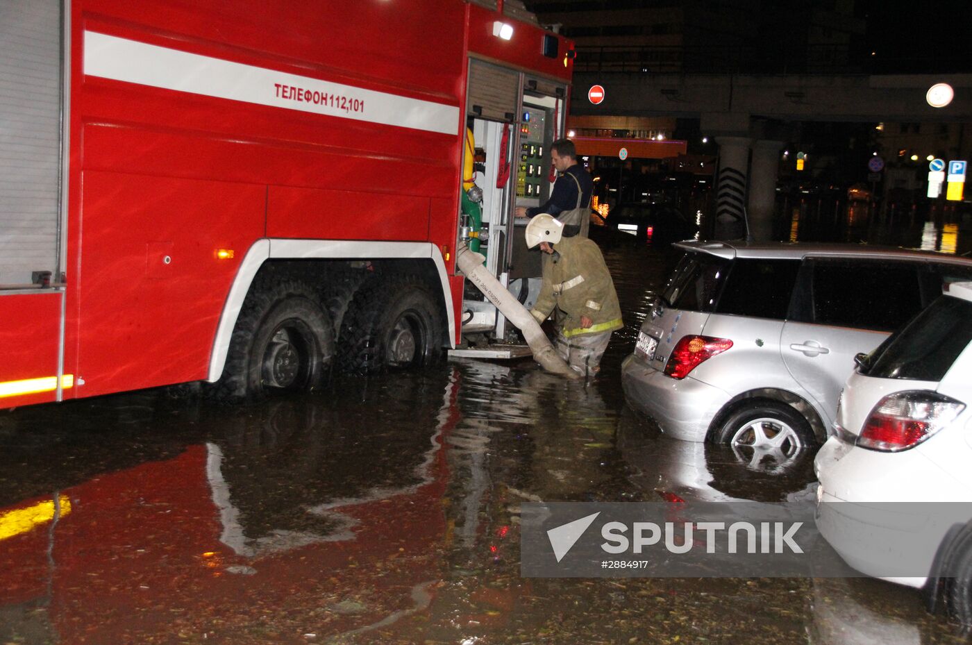 Aftermath of heavy showers in Rostov-on-Don