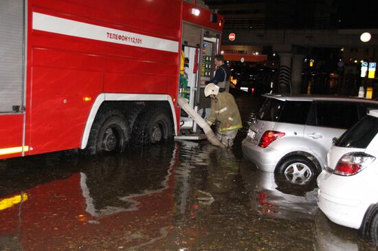 Aftermath of heavy showers in Rostov-on-Don