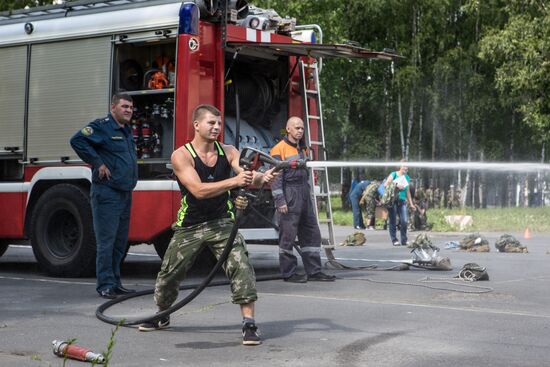 Military sports game "Victory" in Petrozavodsk