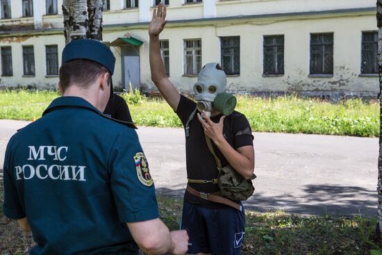 Military sports game "Victory" in Petrozavodsk