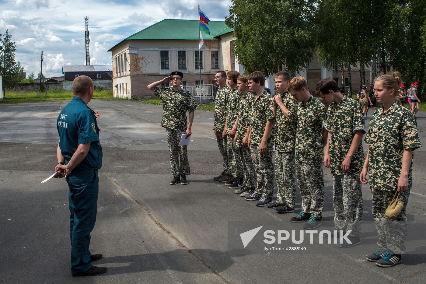 Military sports game "Victory" in Petrozavodsk