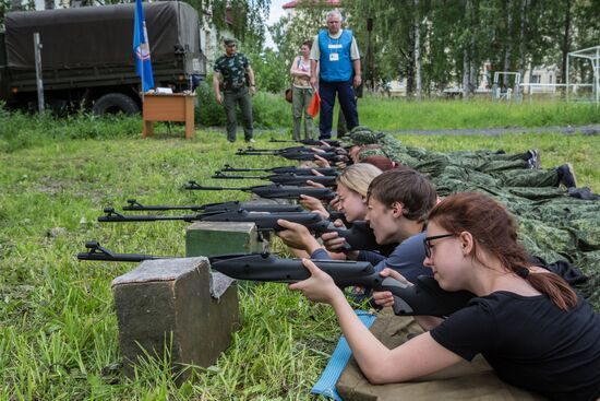 Military sports game "Victory" in Petrozavodsk