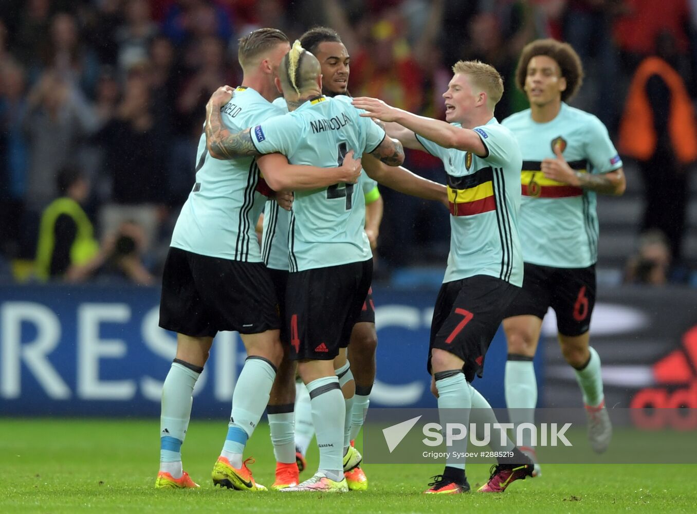 UEFA Euro 2016. Wales vs. Belgium