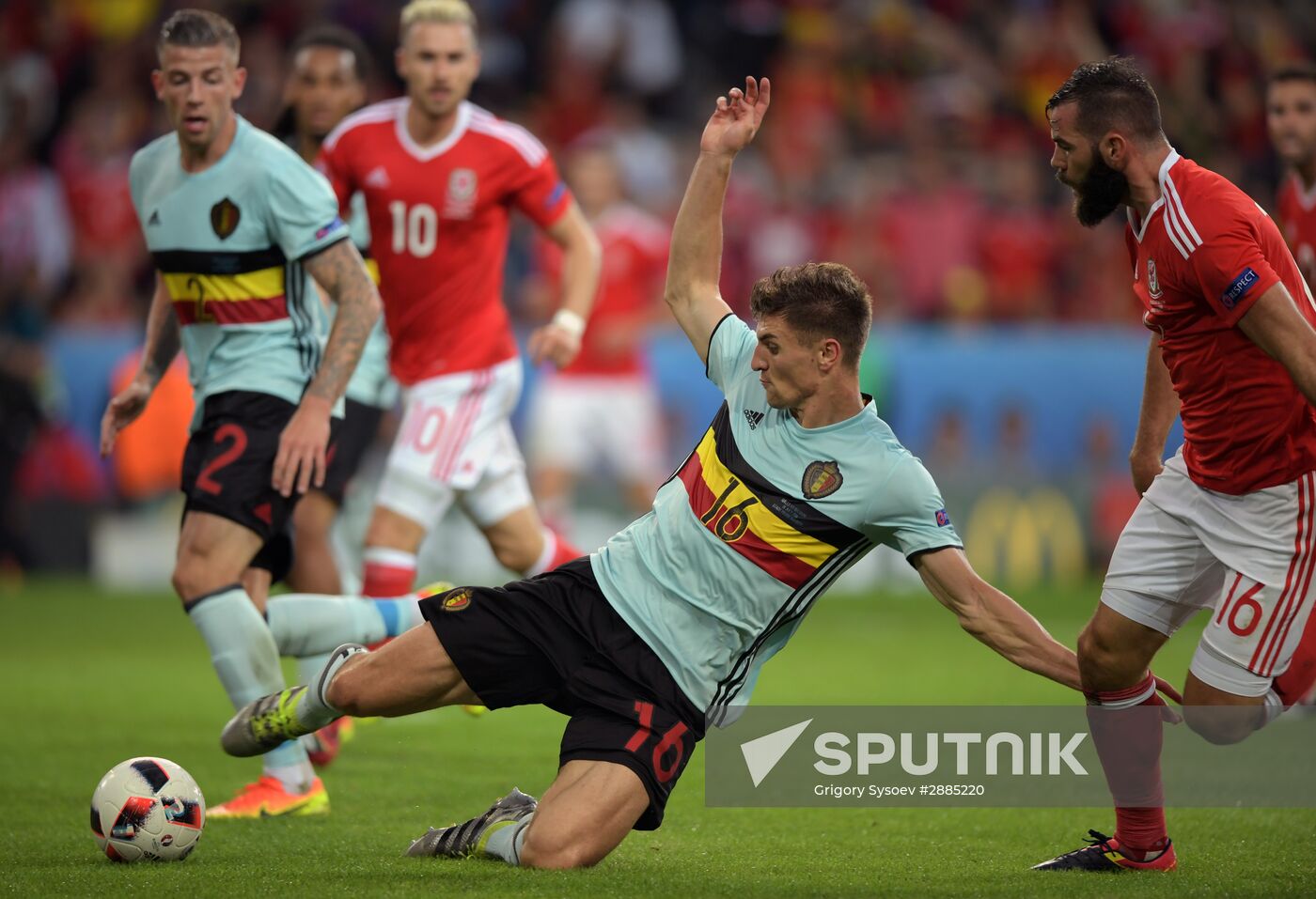 UEFA Euro 2016. Wales vs. Belgium