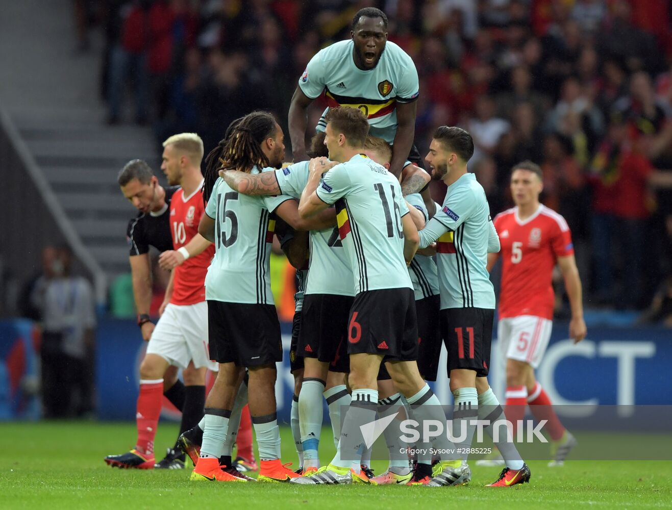 UEFA Euro 2016. Wales vs. Belgium