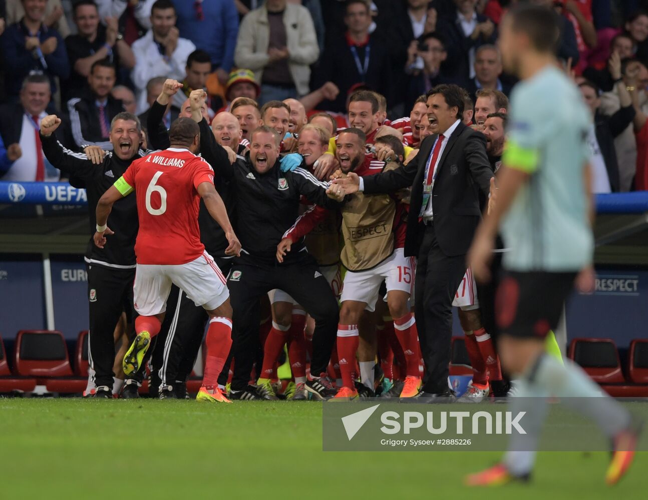 UEFA Euro 2016. Wales vs. Belgium