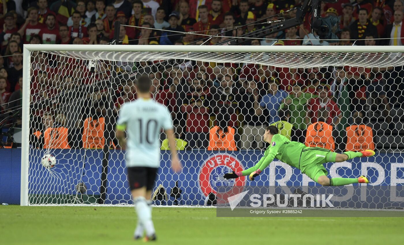 UEFA Euro 2016. Wales vs. Belgium