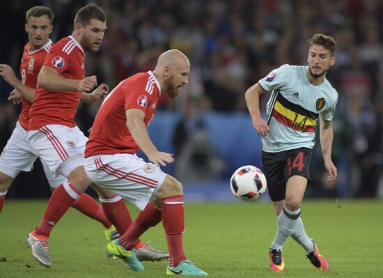 UEFA Euro 2016. Wales vs. Belgium