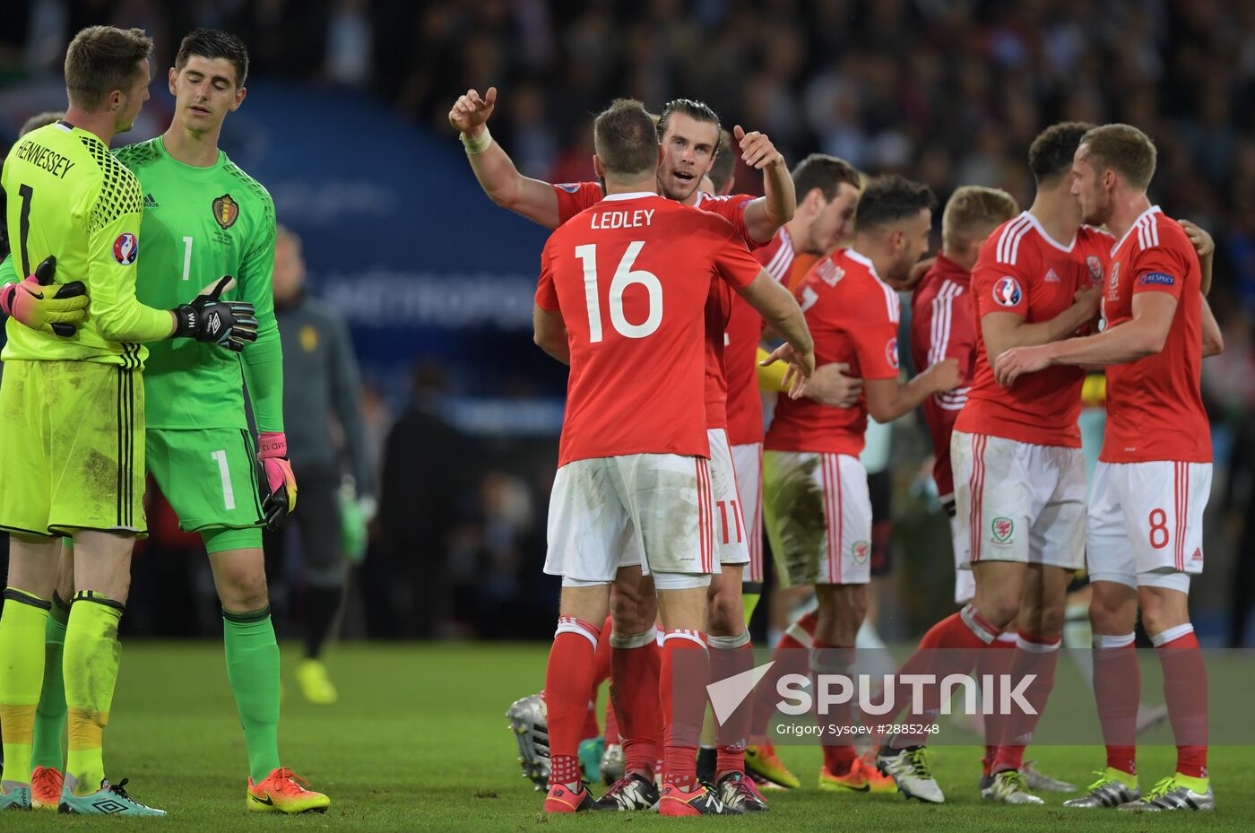 UEFA Euro 2016. Wales vs. Belgium