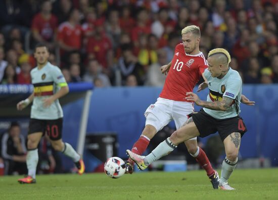 Football. UEFA Euro 2016. Wales vs. Belgium