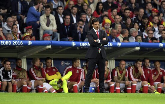 Football. UEFA Euro 2016. Wales vs. Belgium