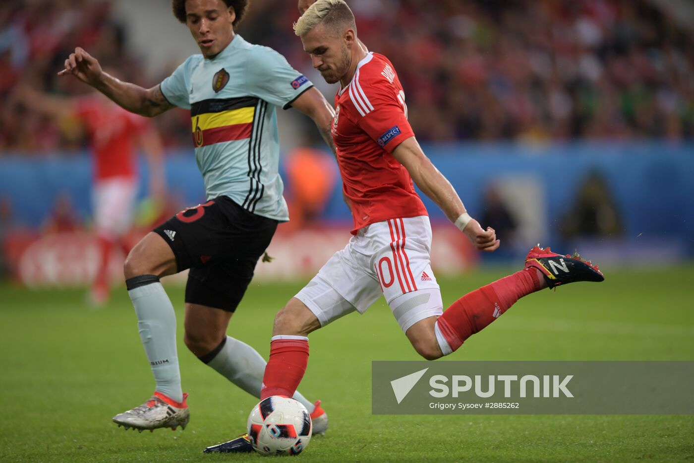 Football. UEFA Euro 2016. Wales vs. Belgium