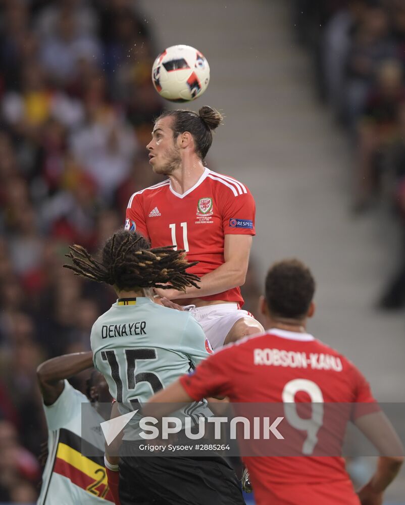 Football. UEFA Euro 2016. Wales vs. Belgium