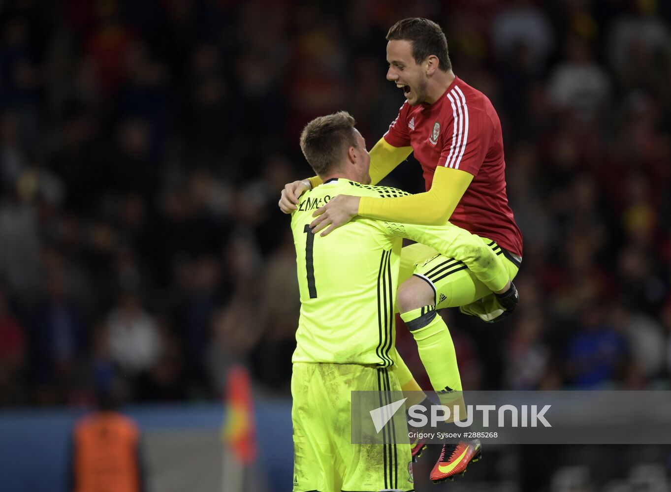 Football. UEFA Euro 2016. Wales vs. Belgium