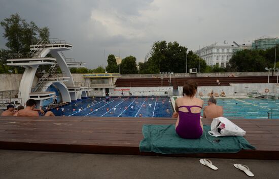 Beach holiday in Moscow