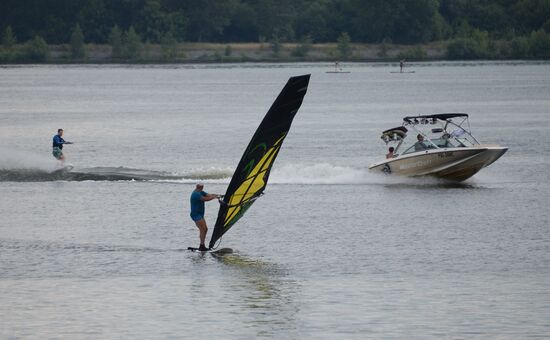 Beach holiday in Moscow