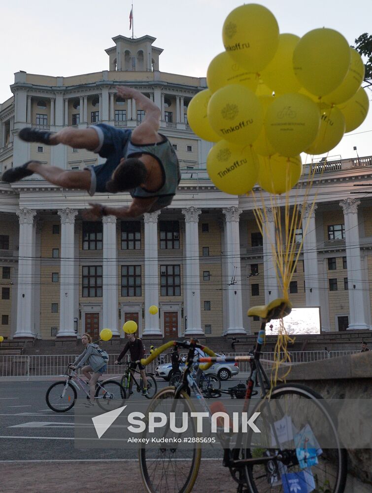 Night bike parade