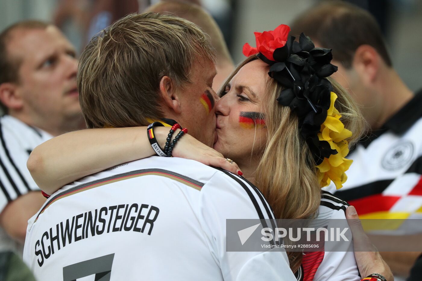 Football. UEFA Euro 2016. Germany vs. Italy