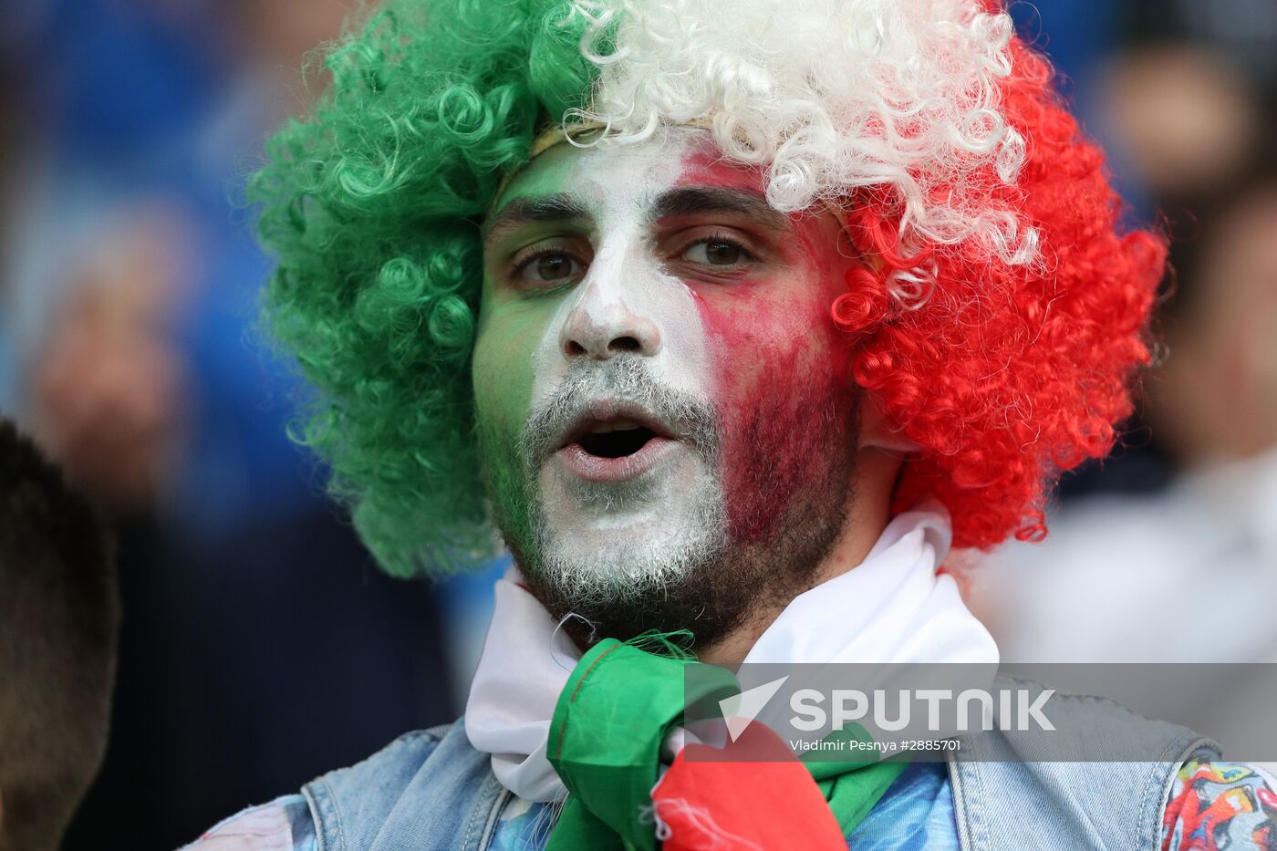 Football. UEFA Euro 2016. Germany vs. Italy