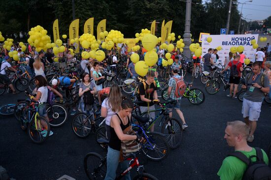 Night bike parade