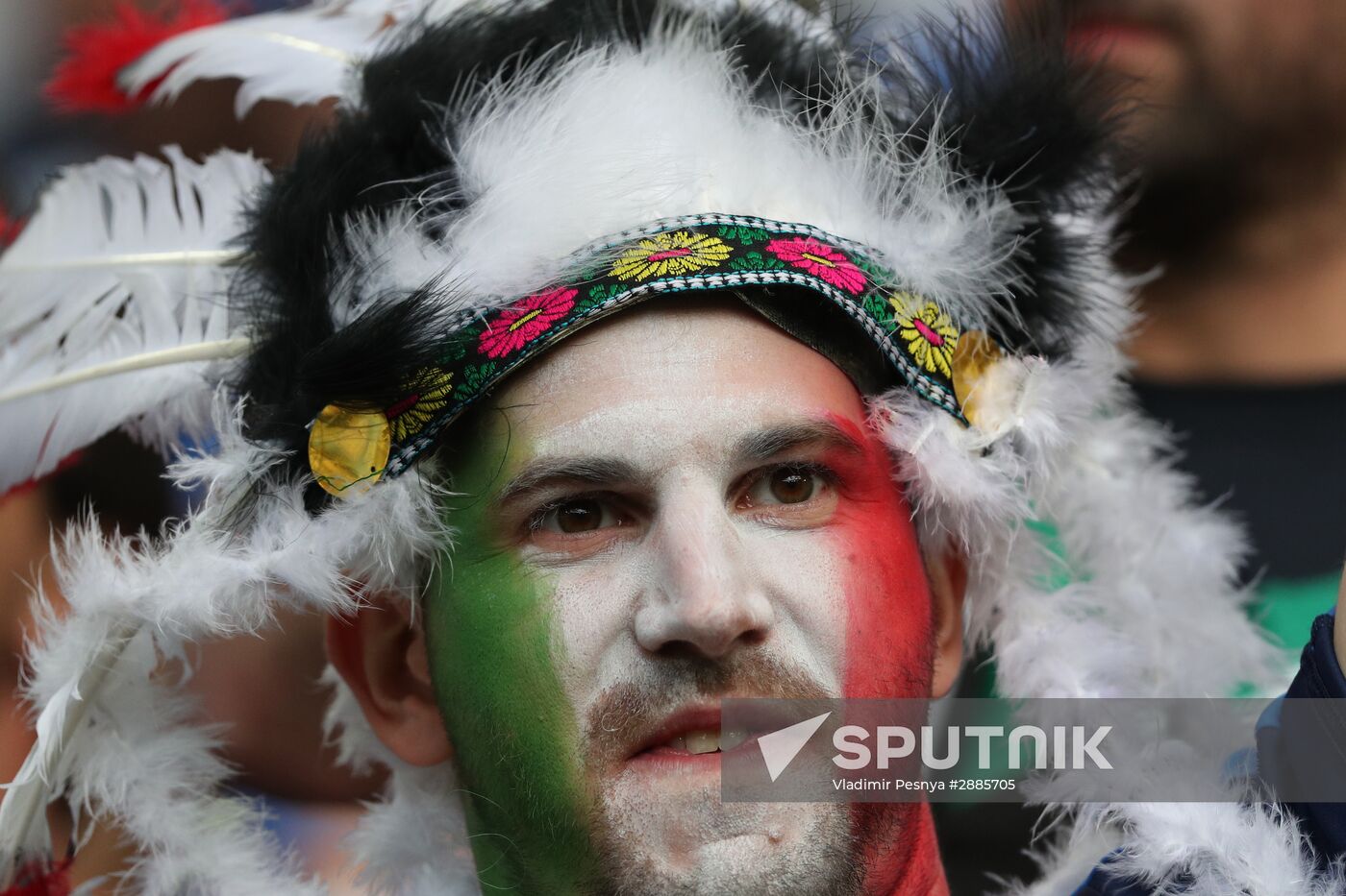 Football. UEFA Euro 2016. Germany vs. Italy