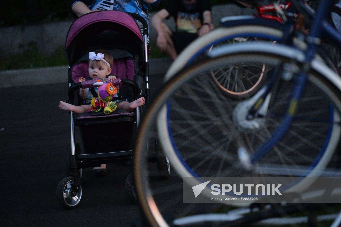 Night bike parade