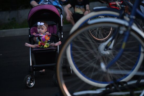 Night bike parade