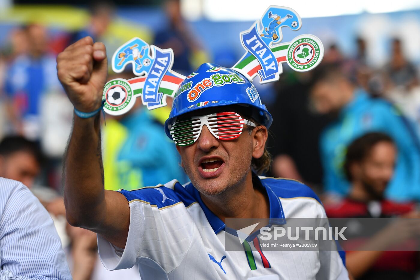 Football. UEFA Euro 2016. Germany vs. Italy