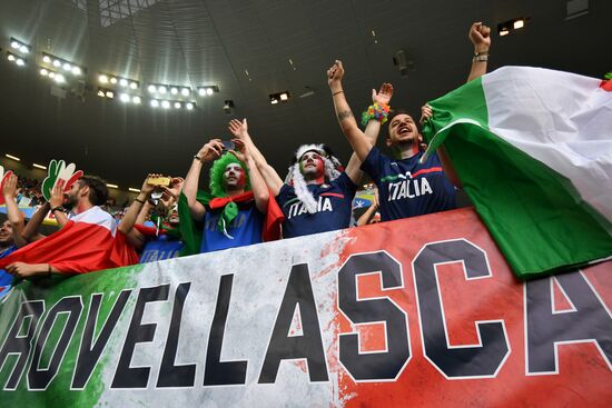 Football. UEFA Euro 2016. Germany vs. Italy