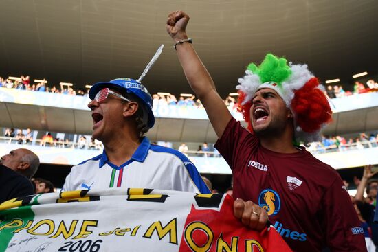 Football. UEFA Euro 2016. Germany vs. Italy