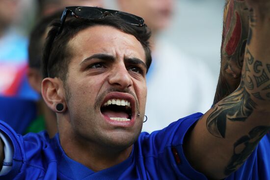 Football. UEFA Euro 2016. Germany vs. Italy