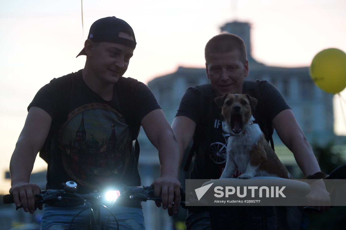 Night bike parade