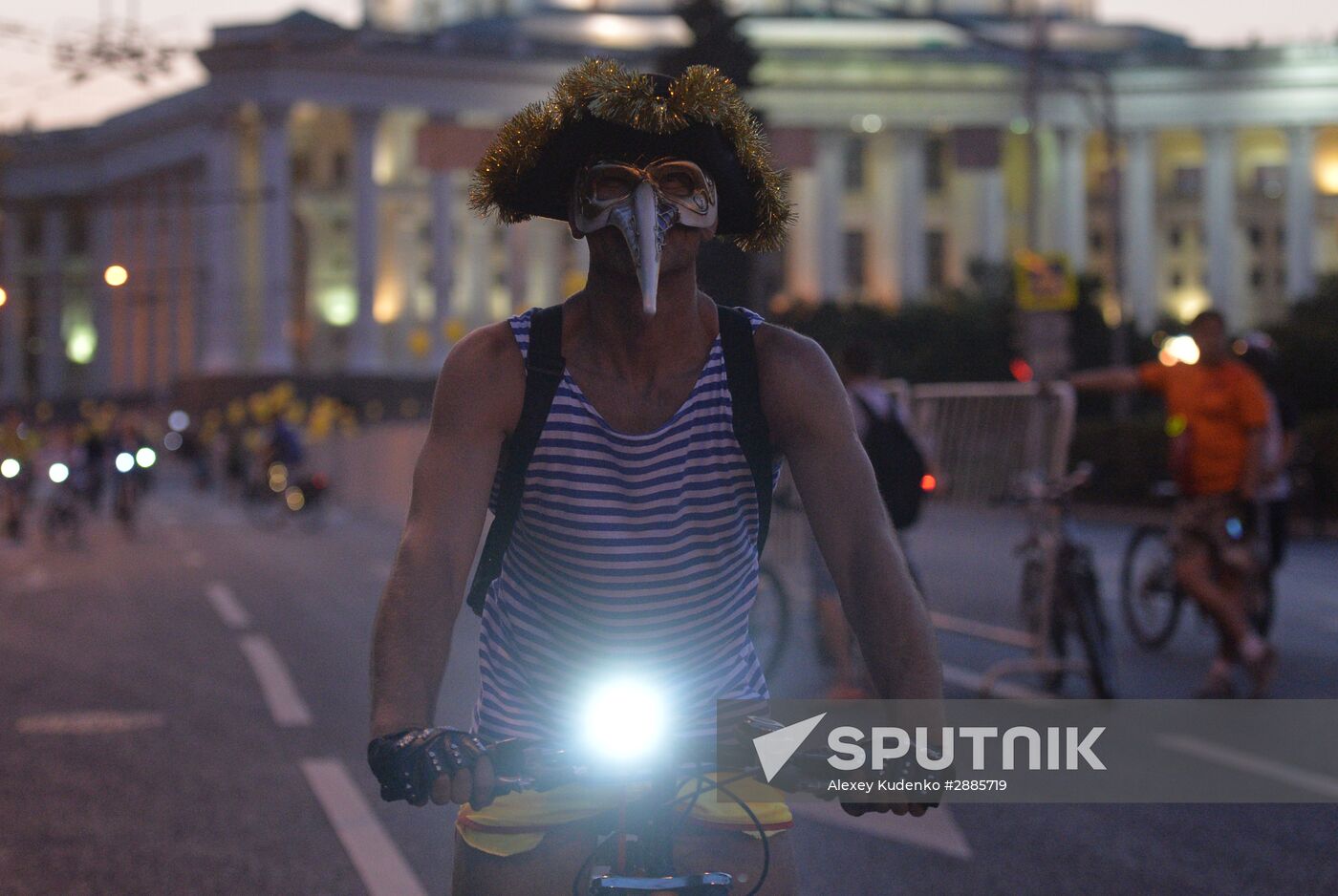 Night bike parade