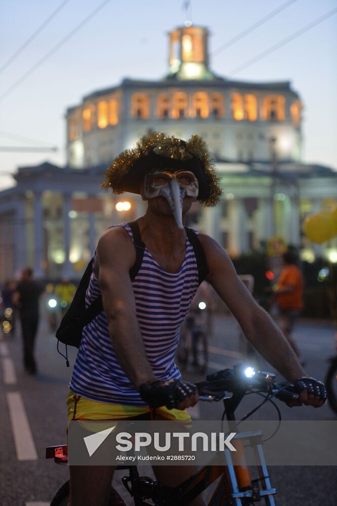 Night bike parade
