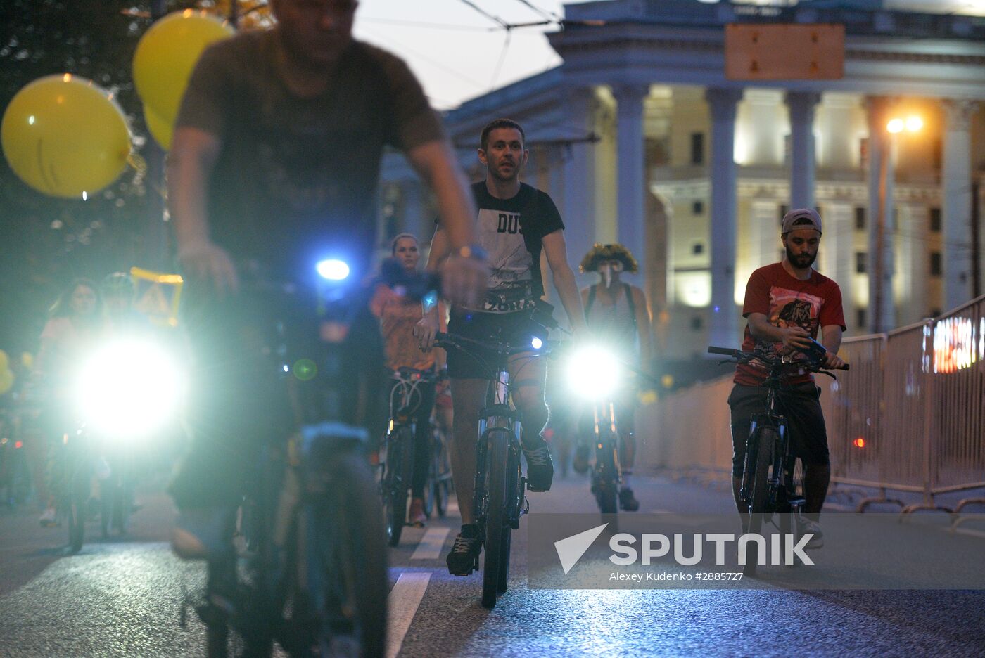 Night bike parade