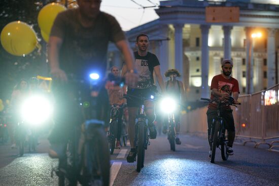 Night bike parade