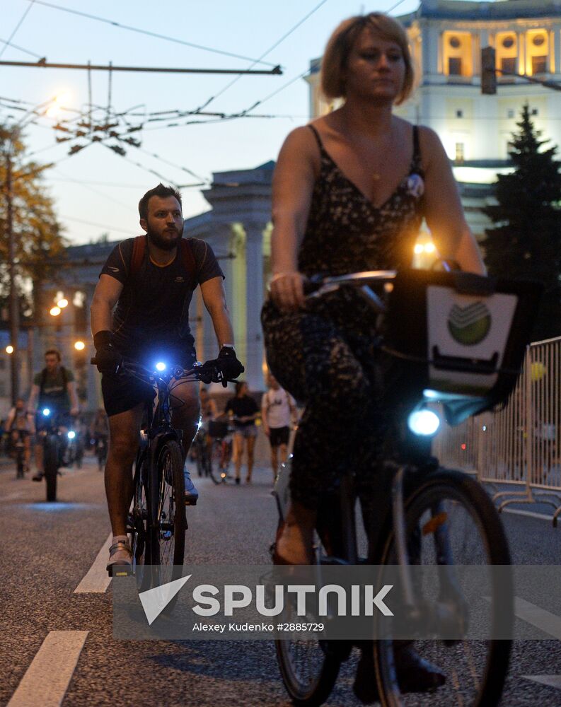Night bike parade