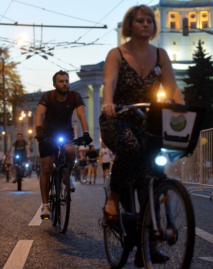 Night bike parade