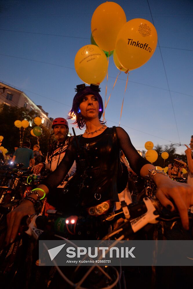 Night bike parade