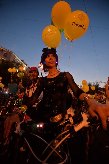Night bike parade