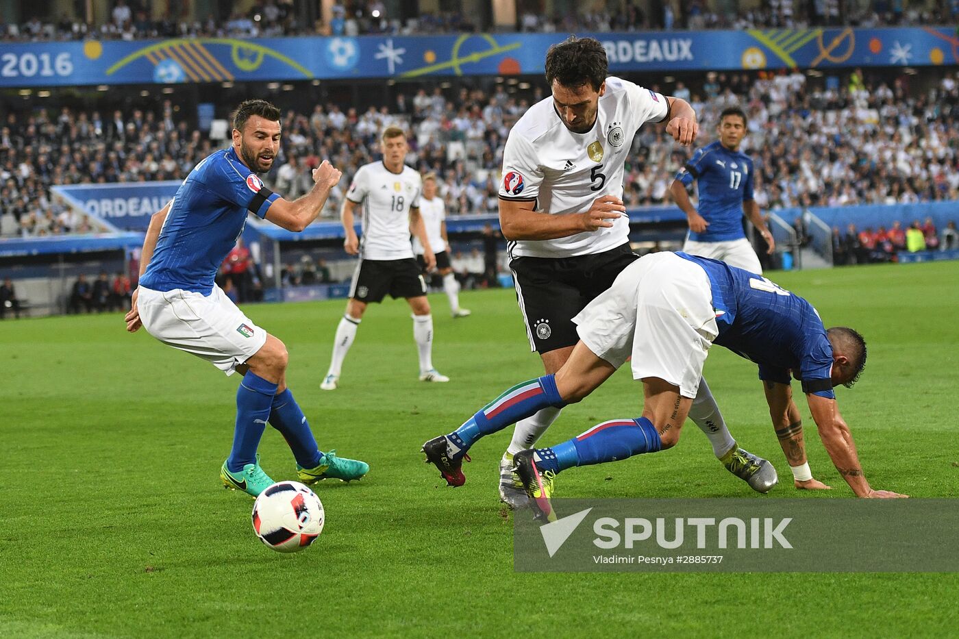 UEFA Euro 2016. Germany vs. Italy