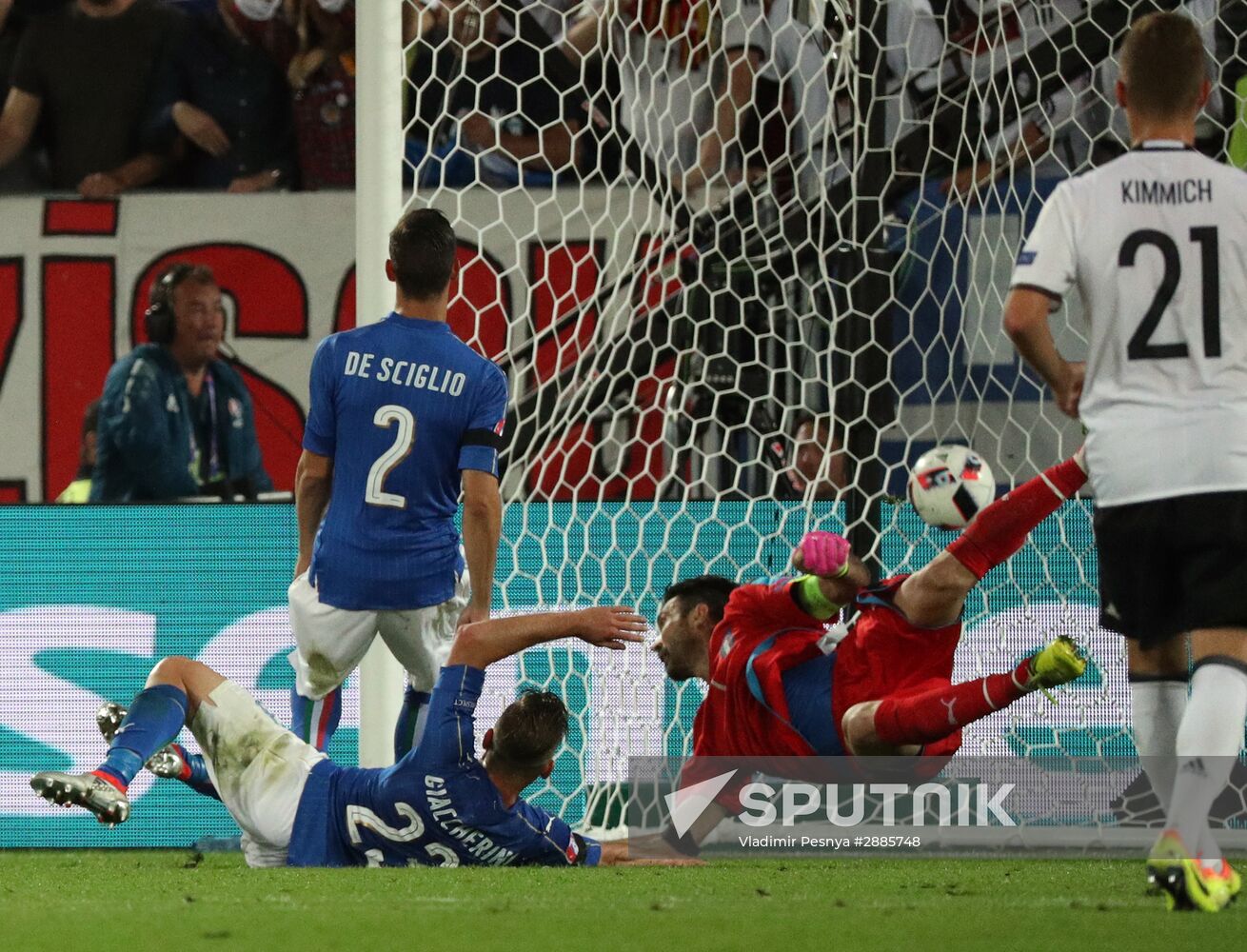 UEFA Euro 2016. Germany vs. Italy