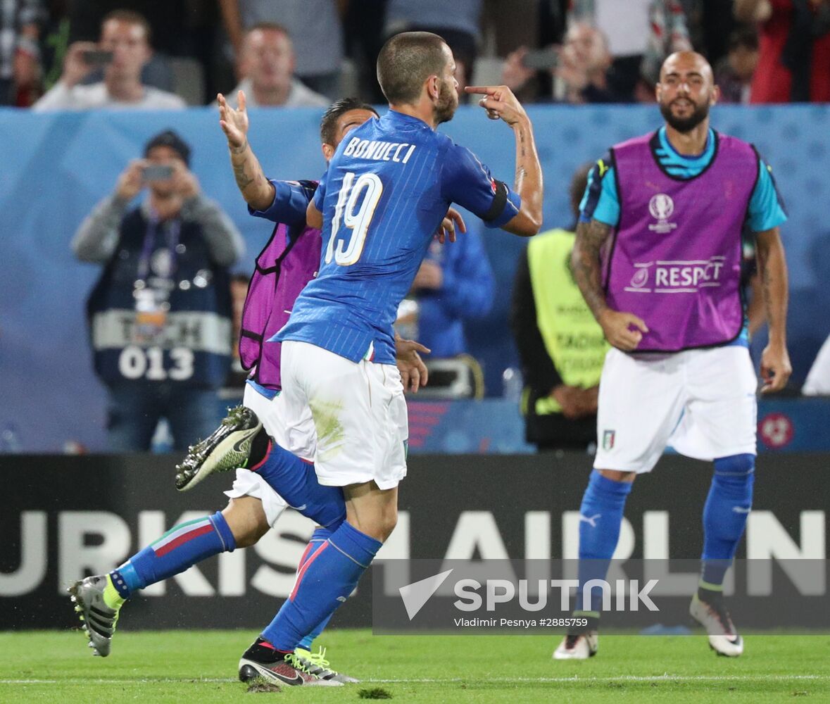 UEFA Euro 2016. Germany vs. Italy