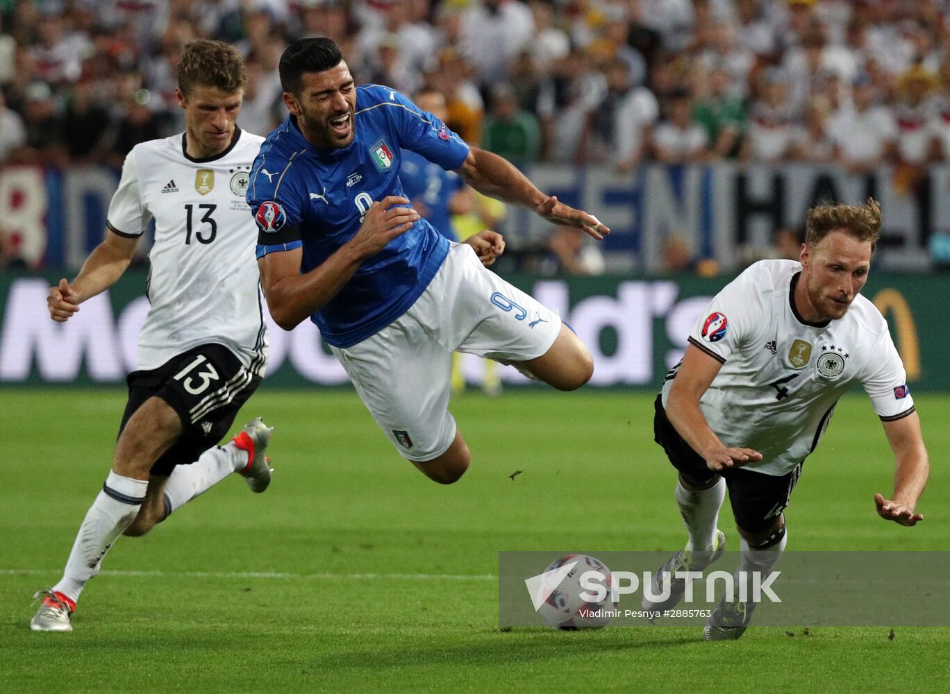 UEFA Euro 2016. Germany vs. Italy