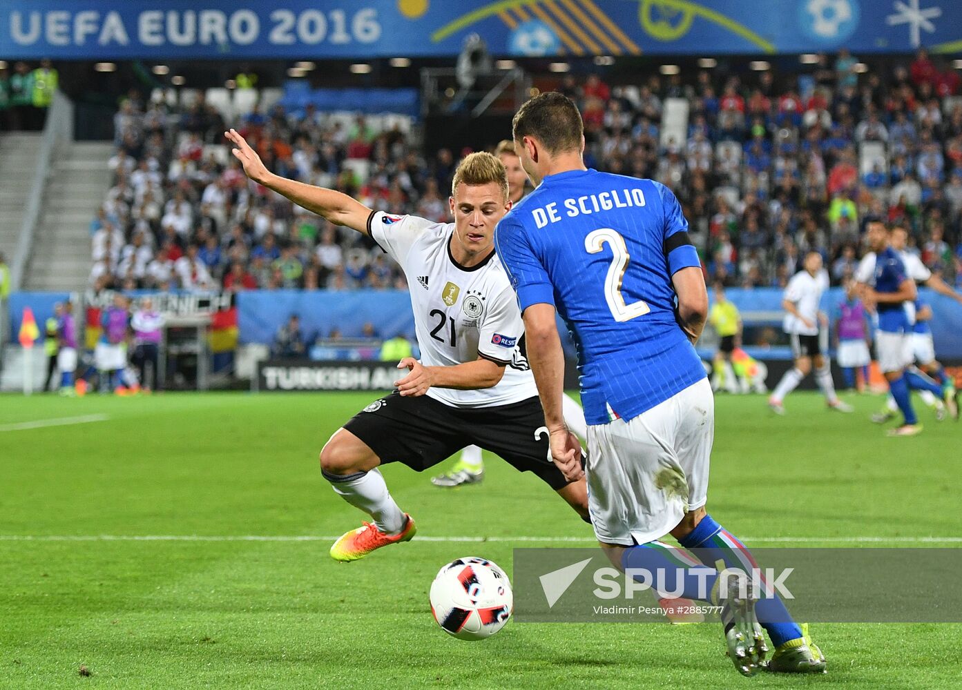 UEFA Euro 2016. Germany vs. Italy