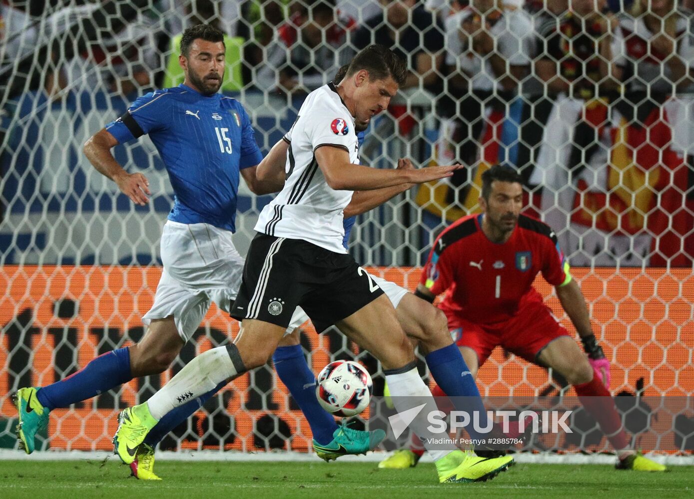 UEFA Euro 2016. Germany vs. Italy