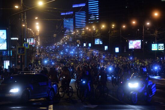 Night bike parade
