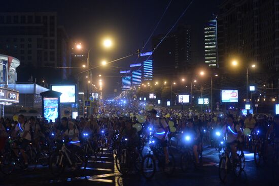 Night bike parade