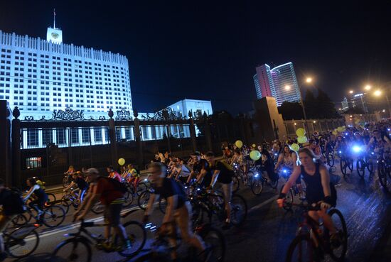 Night bike parade