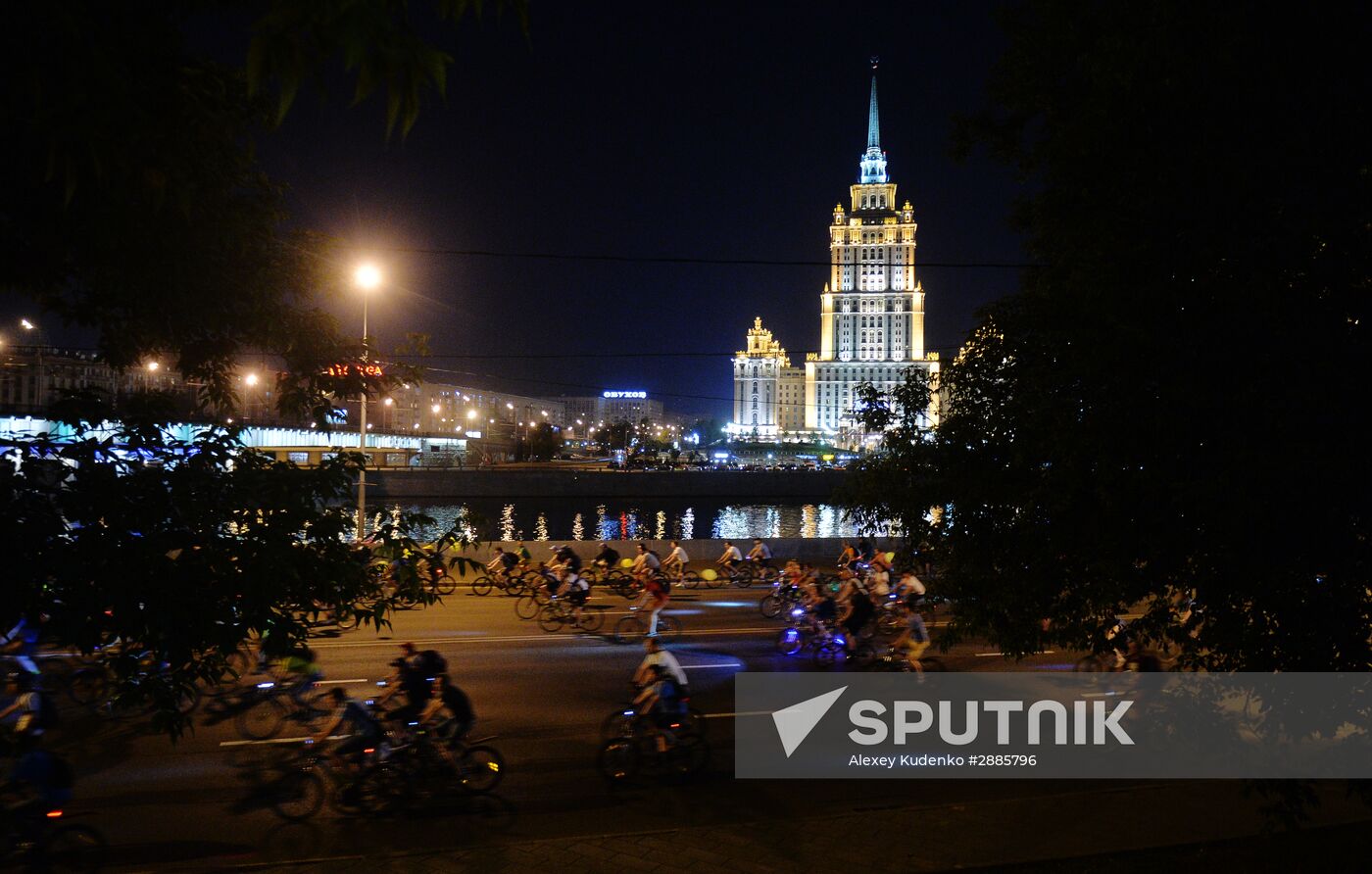 Night bike parade